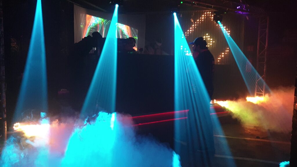 Lightshow & VJ‑Desk